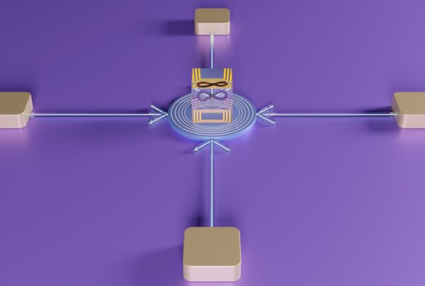 a robot with a light saber